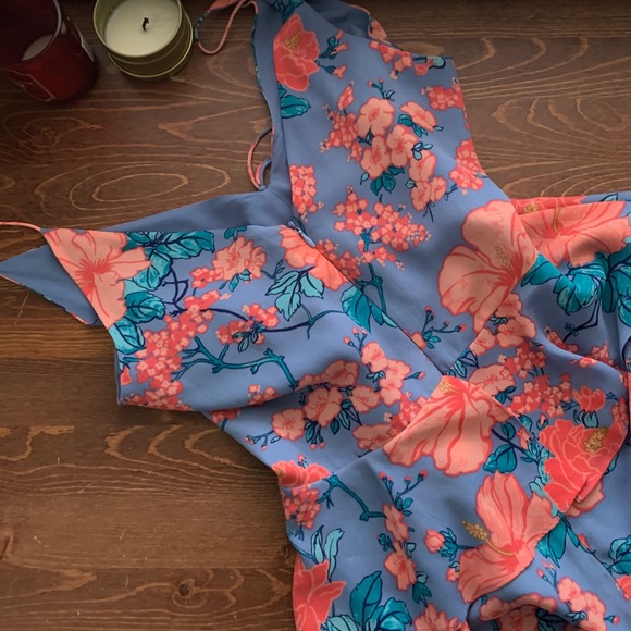 High-low floral midi dress - Picture 2 of 6